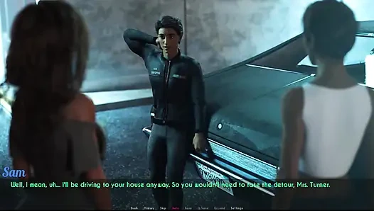 Awam Sophia and Sam Spend Time in Hottub