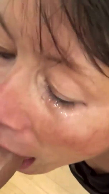 Jaw-dropping moment from "Horny Latin Granny Andrea Seduces the Cable Guy"