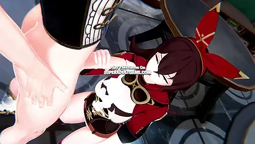 Putri Jepang tanpa sensor dicrot banyak banget di wajahnya (animasi 3d)