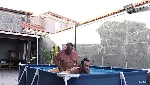 Hot sex in the pool