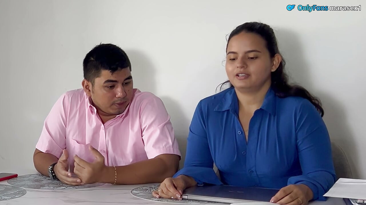 The big ass secretary girl failed at her job