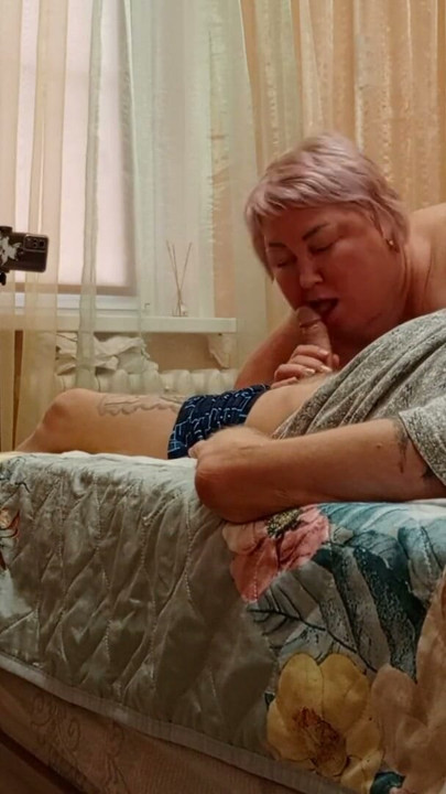 Mother-in-law's mouth makes my dick cum | Clip 2