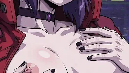 The Major Getting Fucked in Her Tight Bald Pussy and Getting Cum Covered