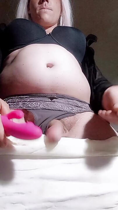 Crossdresser e brinquedos divertidos