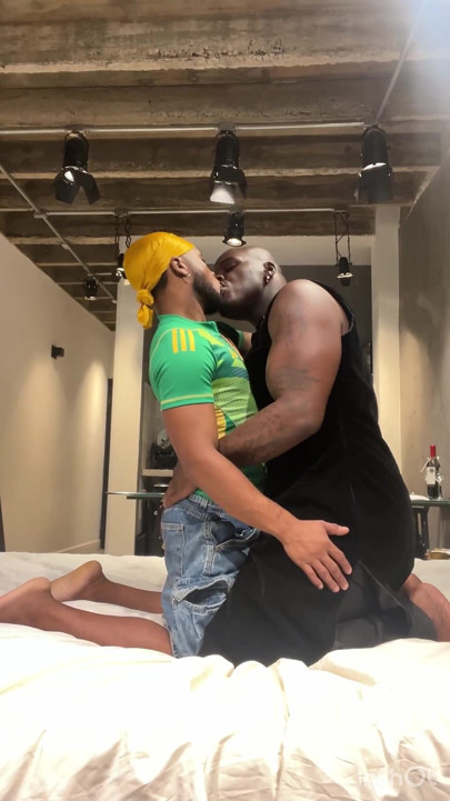 Big Black Older Man Fucking Younger Black