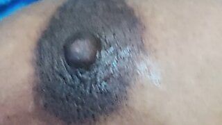 Tamil Pondati, My Sexy wife’s Dark Nipples, size 38 Boobs