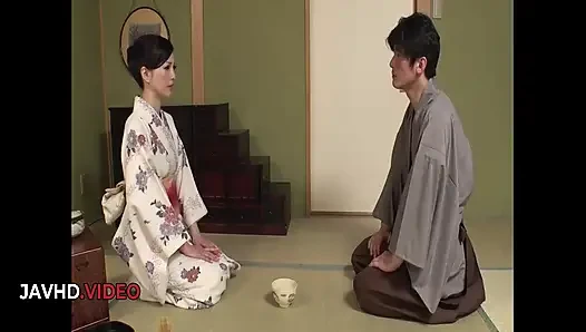 Wife loves passionate Japanese anal pleasure from her young lover really!