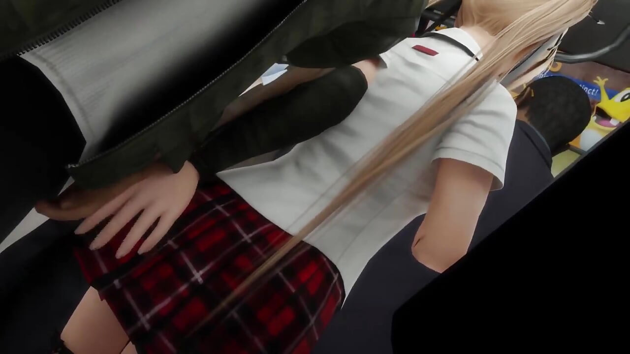 Un papa baise Marie dans un train public