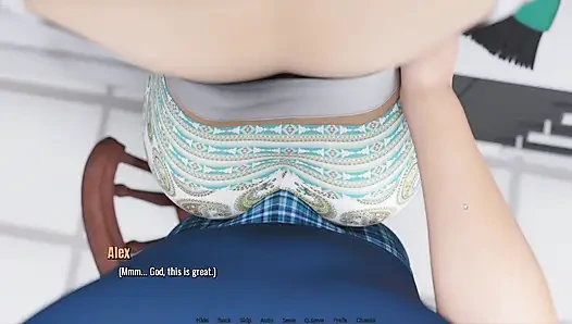 Stepmom Needs Help For Cleaning House Alex Rubbing Her Ass