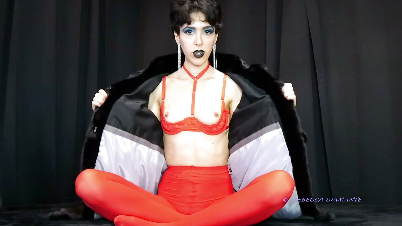 Mink Fur and Small Tits Worship