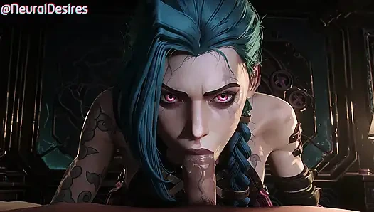 Грязная маленькая разбивка Jinx (пародия) - Ai-сгенерированное