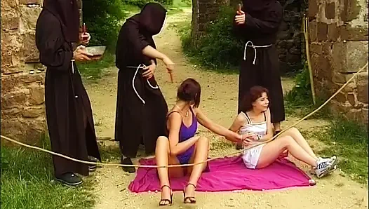 Perverse schmutzige sexy stiefschwester-schlampe