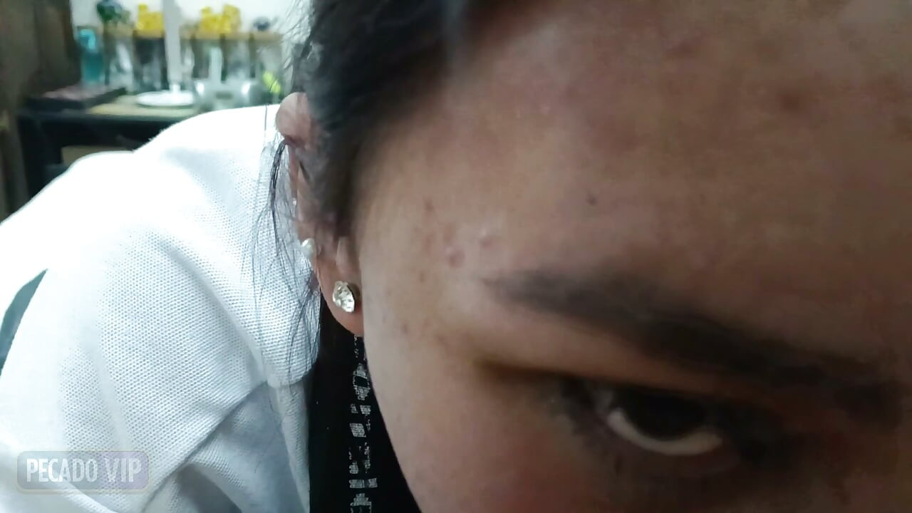 I'm teaching this gorgeous schoolgirl how to suck it good and deep like a submissive cock-sucker