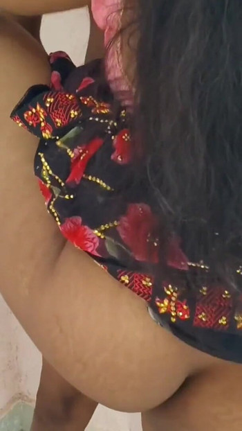 Key moment from "Hot sexy india sarika aunty wall standing romance blow job and very hard doggy anal style sex with her husband"