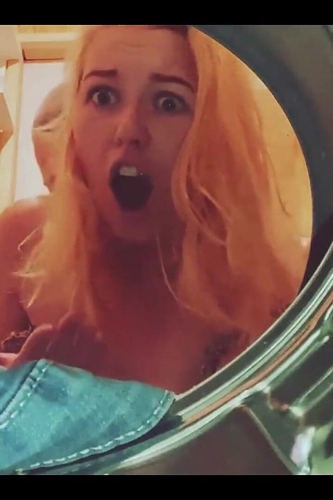 My Stepsister Got Stuck in the Washing Machine and I Decided to Help Her with My Big Dick