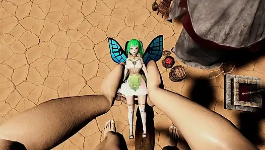 Fairy and Giant Do Battle in Unconvential Way