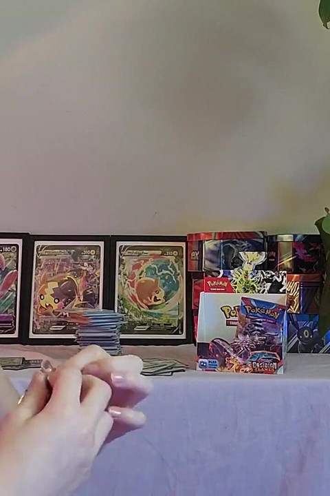 New Obsidian Flames Full Booster Box Card Pulls