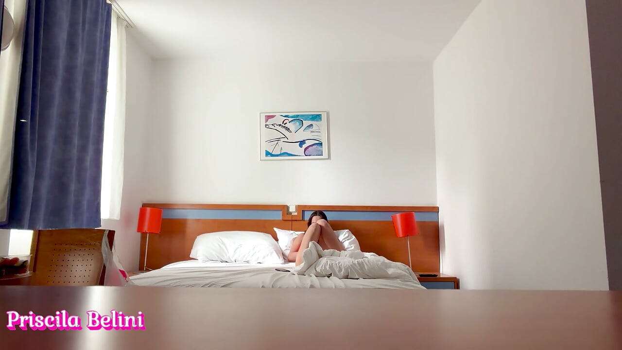 Hot girl in hotel alone in europe