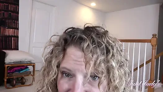 Auntjudys - Your Mature Step-stepmother Tia Gives You a Taboo Blowjob