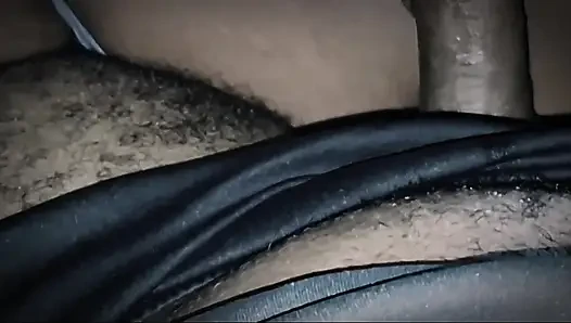 He put his panties to the side and put it hard in the ass of my friend's hot mother before the cuckold came home from work