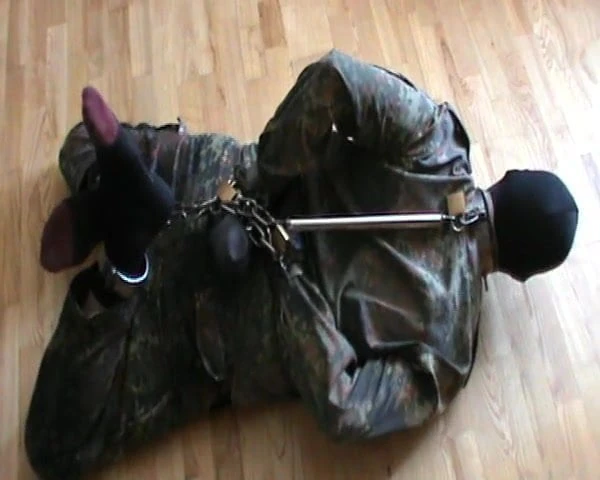 Hogcuffed militaryslave