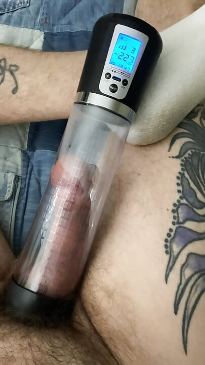 Pumping my cock