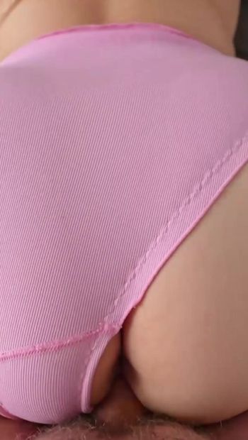 Fat pussy and big ass in pink wet panties for a good fuck - Full In My Profile