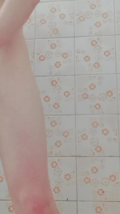 Unforgettable moment from "Playing With My Hard Cock In Bathroom - Condom Masturbation"