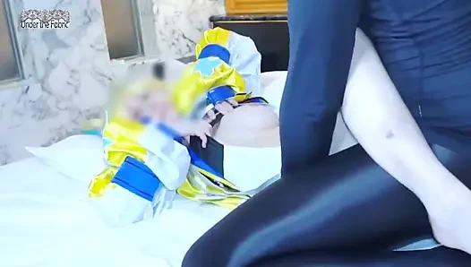 Winning Suit Allure as the Adored Cosplayer Connects Privately and Melts Into Gentle Rising Intimate Heat