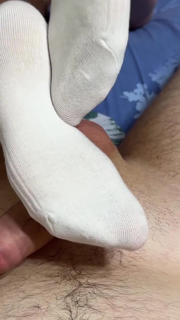 Stepsister in White Socks Dominates My Cock