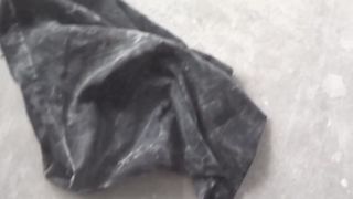 Czarna mini spódniczka depcze