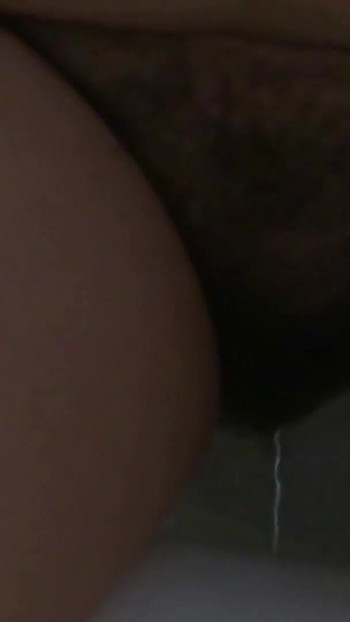 Emotional moment from "ARDIENTES69 - MY WIFE SHOWING OFF WHILE PEEING AND WASHES HER PUSSY"