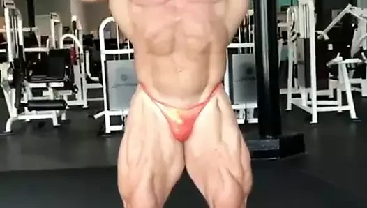 Fingerlock Contest porn video – Pre-contest posing practice