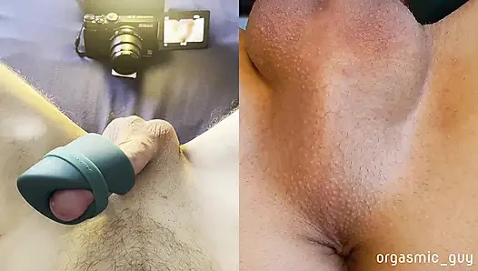En sevdiğim oyuncak bana yoğun bir orgazm yaşatıyor - orgazm kasılmaları ile bölünmüş görünüm