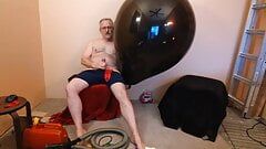 85) großer 36 "Ballonspaß - aufblasen, wichsen, knallen, auf Teile kommen - Ballonbanger