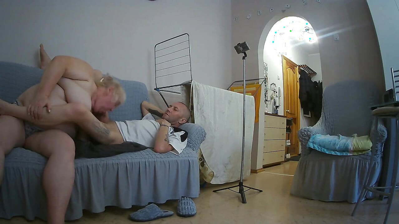 Stepmom Helps Me Jerk off My Cock so That I Cum