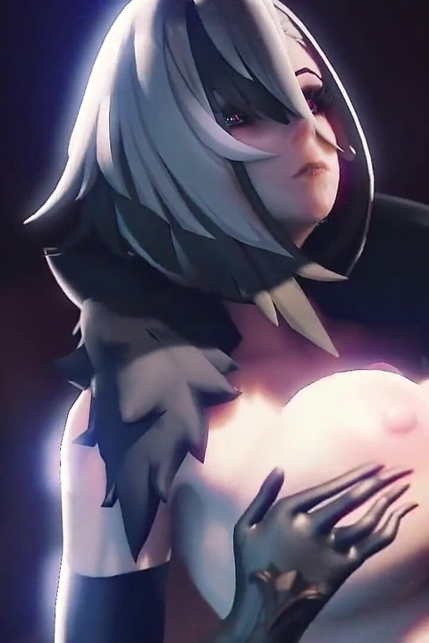 Arlecchino Fucks a Big Hilichurl Cock with Her Huge Tits 3D Paizuri Animation Genshin Impact