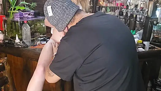 My 18 year old stepsis wanted a pussy tattoo,i even made her clit glow in the dark and she got horny