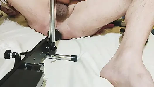 Canavar dildo ile anal delik genişletme