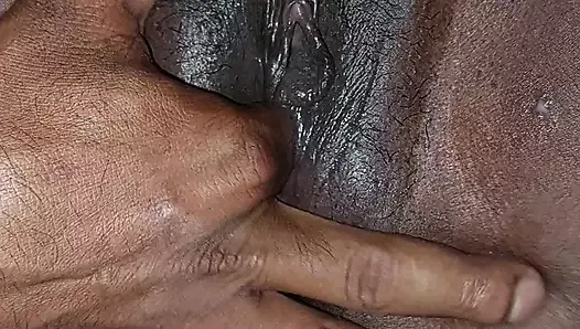 Fingering my wife's hole mmmm aa