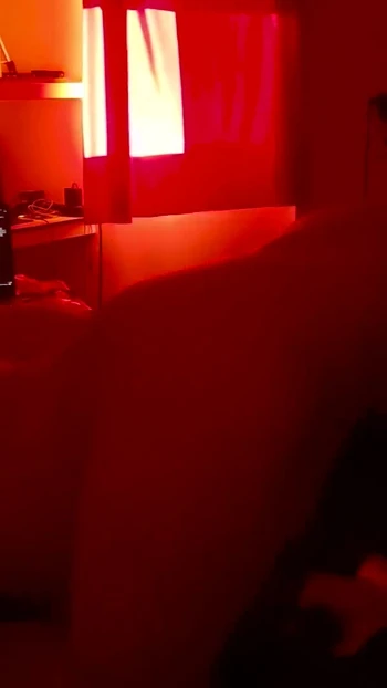 Thrilling moment from "Hot Cowgirl and Doggystyle action in the red room!"