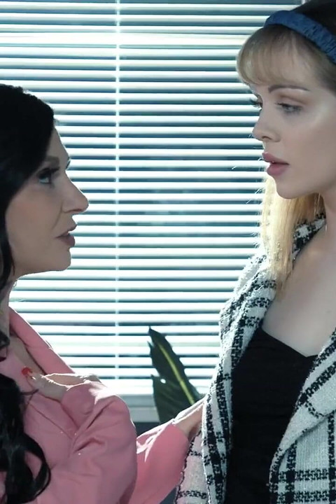 Pure Taboo Pervert MILF Joanna Angel Fucks Her Frenemy's Assistant Aliya Brynn in Front of Her