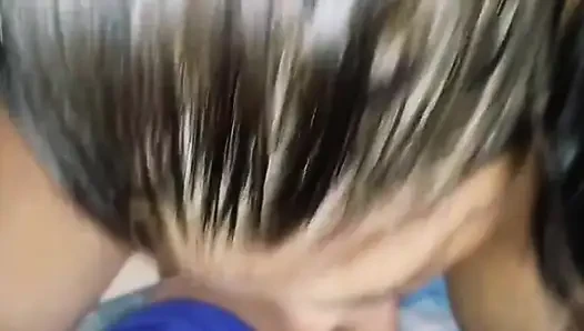 POV compilation: Stunning Latina BBW deep throat blowjob.
