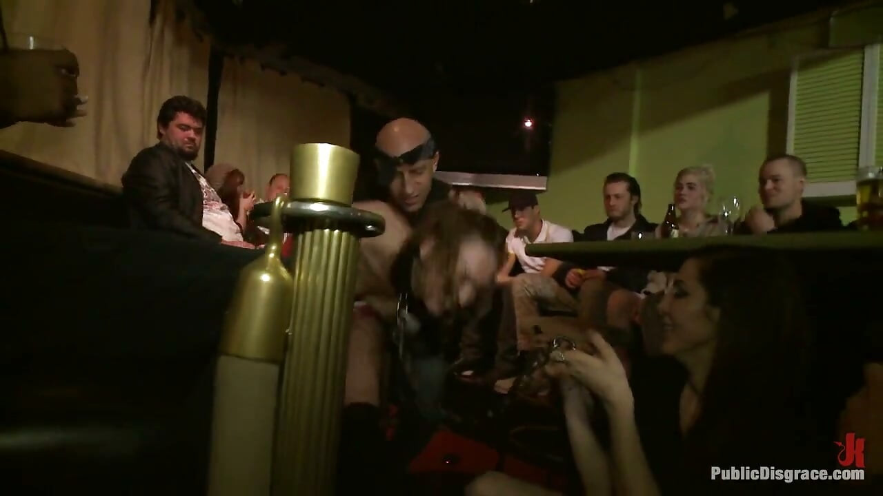 Girl Next Door Shocked and Bound in Public, Ass Fucked, Humiliated