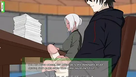 Jikage Rising 3 - трахаю в офисе Мабуи секретаря Raikage