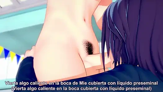 Schoolgirl +18 fucking a guy until she orgasms several times - hentai