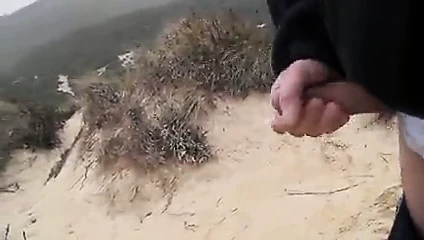 punheta na praia