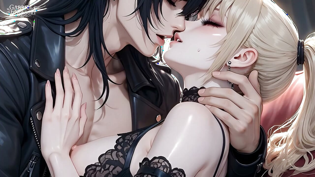 Goth Girl Fan Fucks Rockstar Backstage  - Hentai