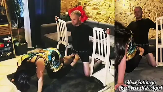 Komm, fick meine nylonstrümpfe und versuchst zu kommen!! haha !!
