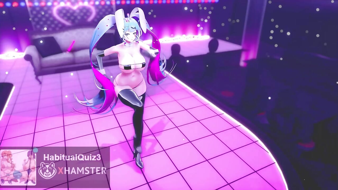 mmd r18 Królik Miku Baam Seks taniec Mikro bikini chce pieprzyć anal spust połknąć ahegao ntr 3d hentai